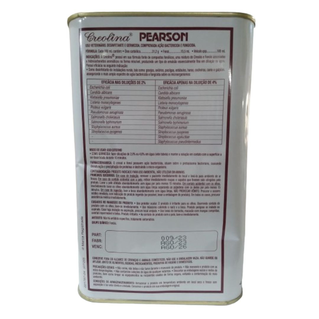 Creolina Pearson 1 Litro - Agropecuaria Tamboril - Imagen 2