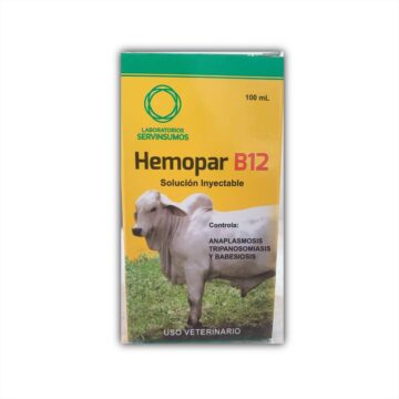 Hemopar B12 Hemoparasiticida 250 ml - Agropecuaria Tamboril