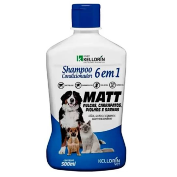 Matt Pulgas 6 en 1 Champú y Acondicionador 500 ml - Agropecuaria Tamboril
