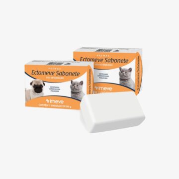 Ectomeve Sabonete - Jabón ectoparasiticida para perros y gatos - Agropecuaria Tamboril