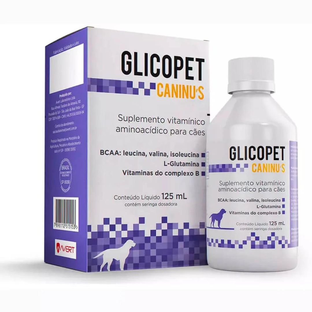 Glicopet Caninus Avert 125ml - Agropecuaria Tamboril
