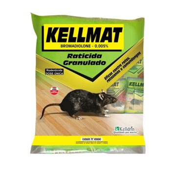Kellmat raticida granulado 25 grs. - Agropecuaria Tamboril