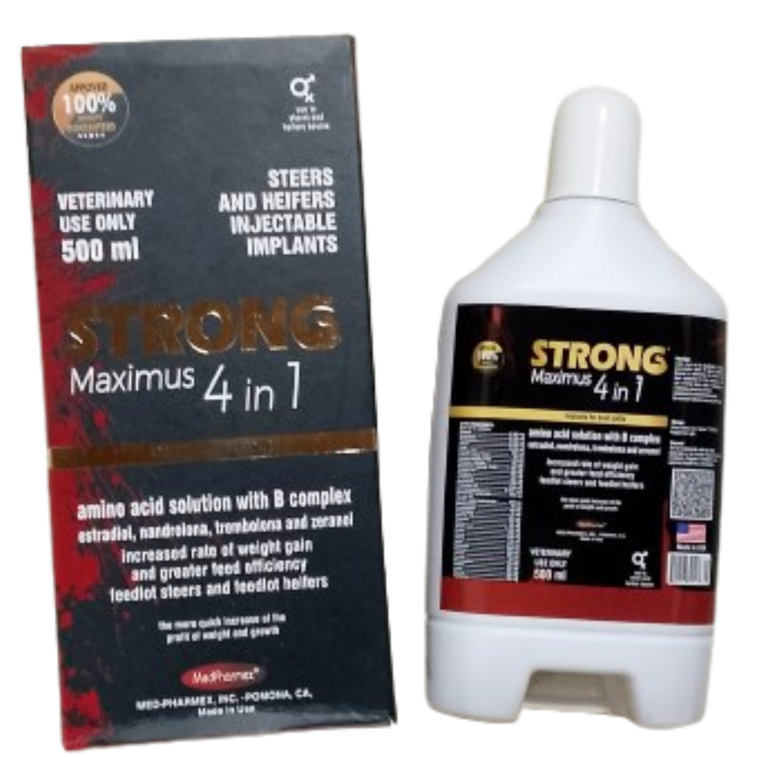 Strong Maximus 4 en 1 - 500 ML - Agropecuaria Tamboril